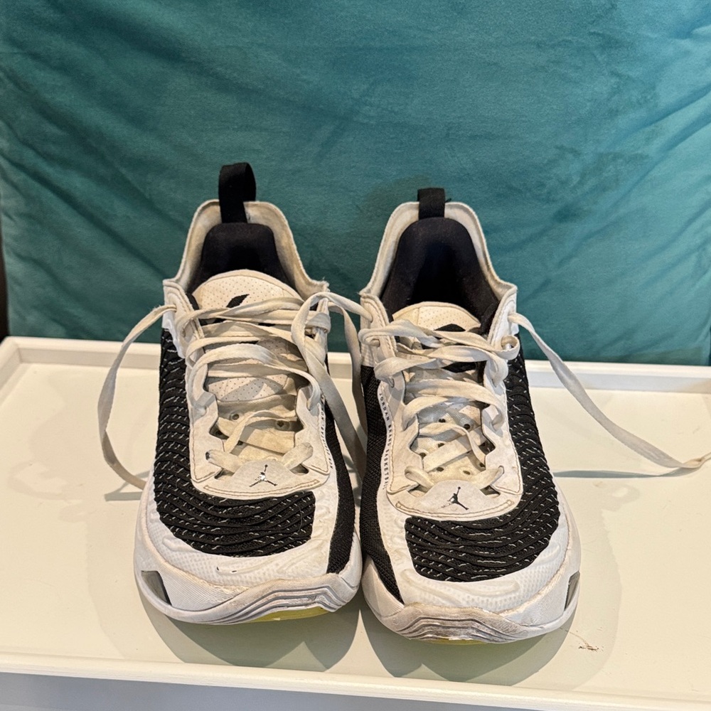 Jordan Black and White Sneakers